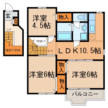 ファファーラの物件間取画像